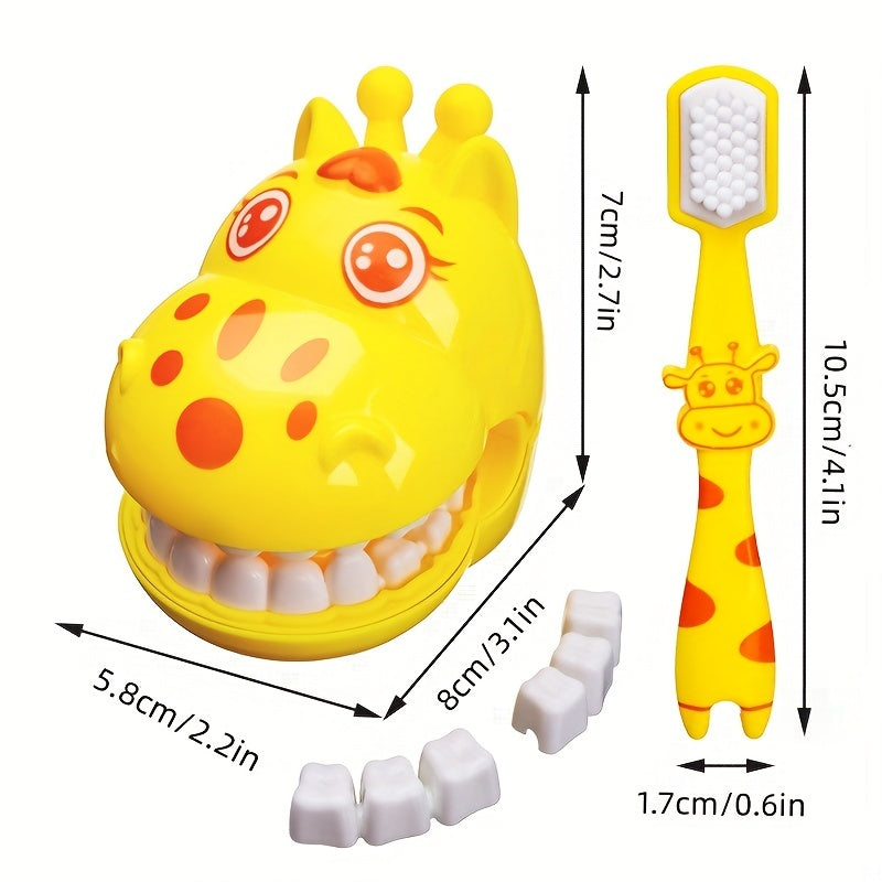 Kids' Fawn Toothbrushing Mold Toy Set