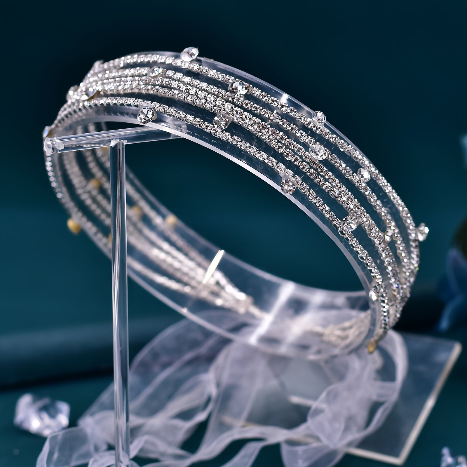 Sparkling Bride Waist Belt Synthetic Crystal Chain Versatile Waist Sash