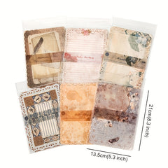 10pcs Vintage Scrapbook Paper Mix Special Papers For Scrapbooking