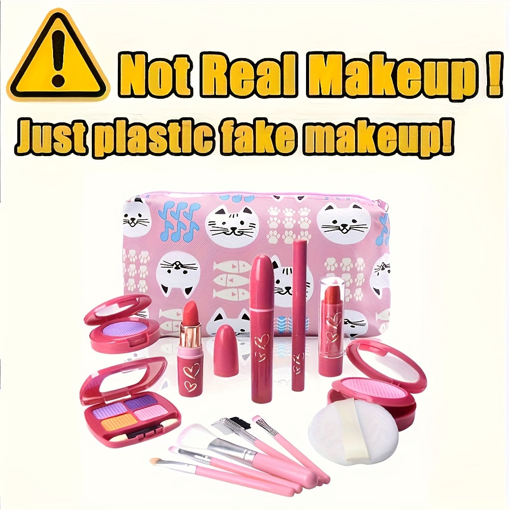 Princess Makeup Set with Pink Bag and Eyeshadow Palette