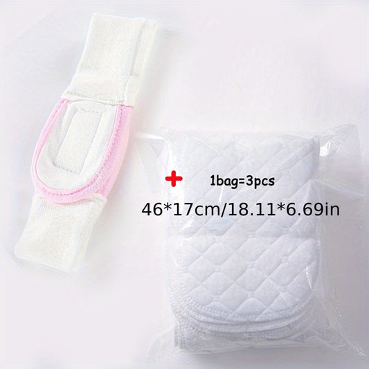 Cotton Baby Diaper Fixed Belt Waistband Buckle Strap