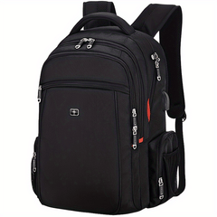Large Laptop Backpack for Men with USB Charging Port