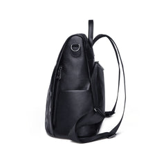 Large Capacity Solid Backpack Shoulder Bag for Women