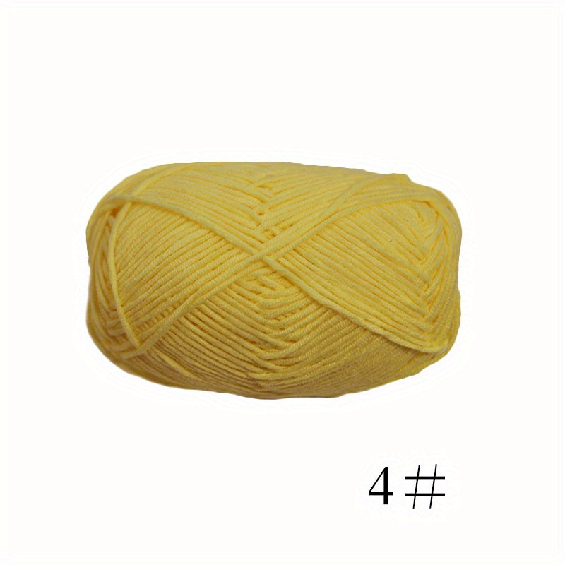 4pcs 60C/40A 4 Strands Yarn for Crochet & Knitting 40g