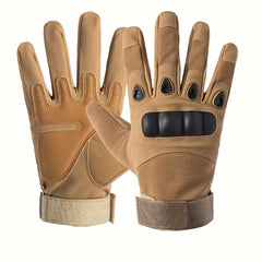 Men's Full Finger Tactical Gloves for Motorcyclist Paintball Combat Driving