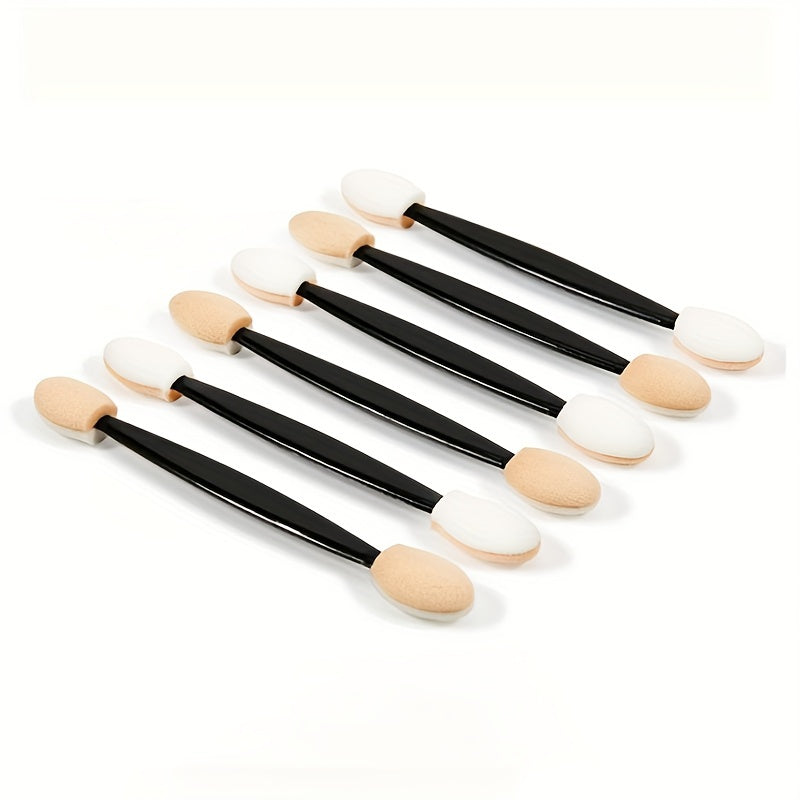 200PCS Eyeshadow Sponge Applicators 3' Length Dual Sides Brushes