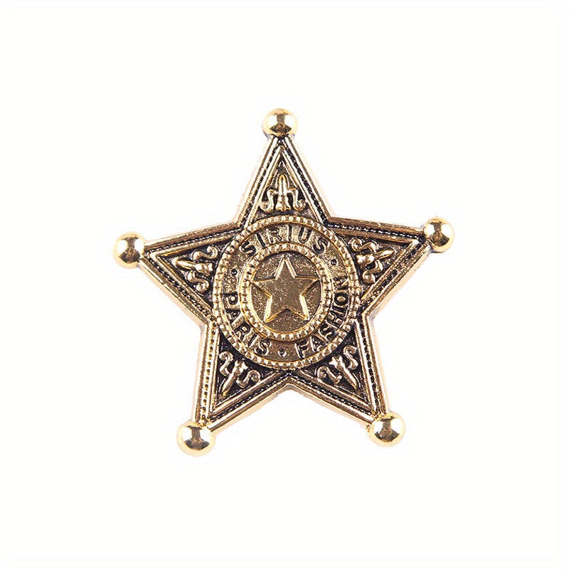 Vintage Wolf Head Brooch Jewelry Unisex Animal Suit Collar Pin