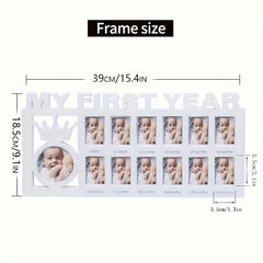 Baby Growth Record Photo Frame - Creative & Durable Material