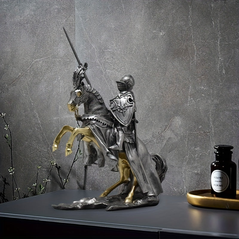 Roman Armor Soldier Model European Vintage Knight High end Ornaments