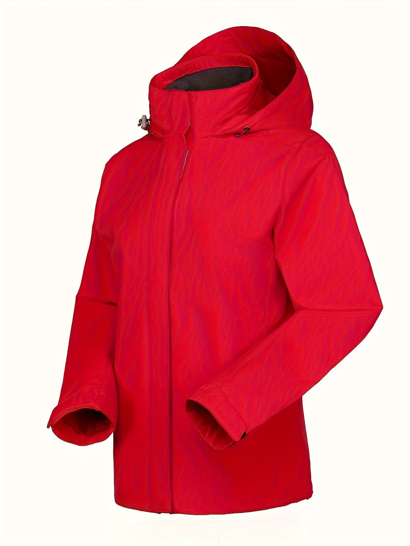 Women's Thermal Hooded Jacket Windproof Softshell Coat for Hiking