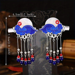 Cloud Pattern Hair Clip Non slip Duck Billed Clip Side Clip