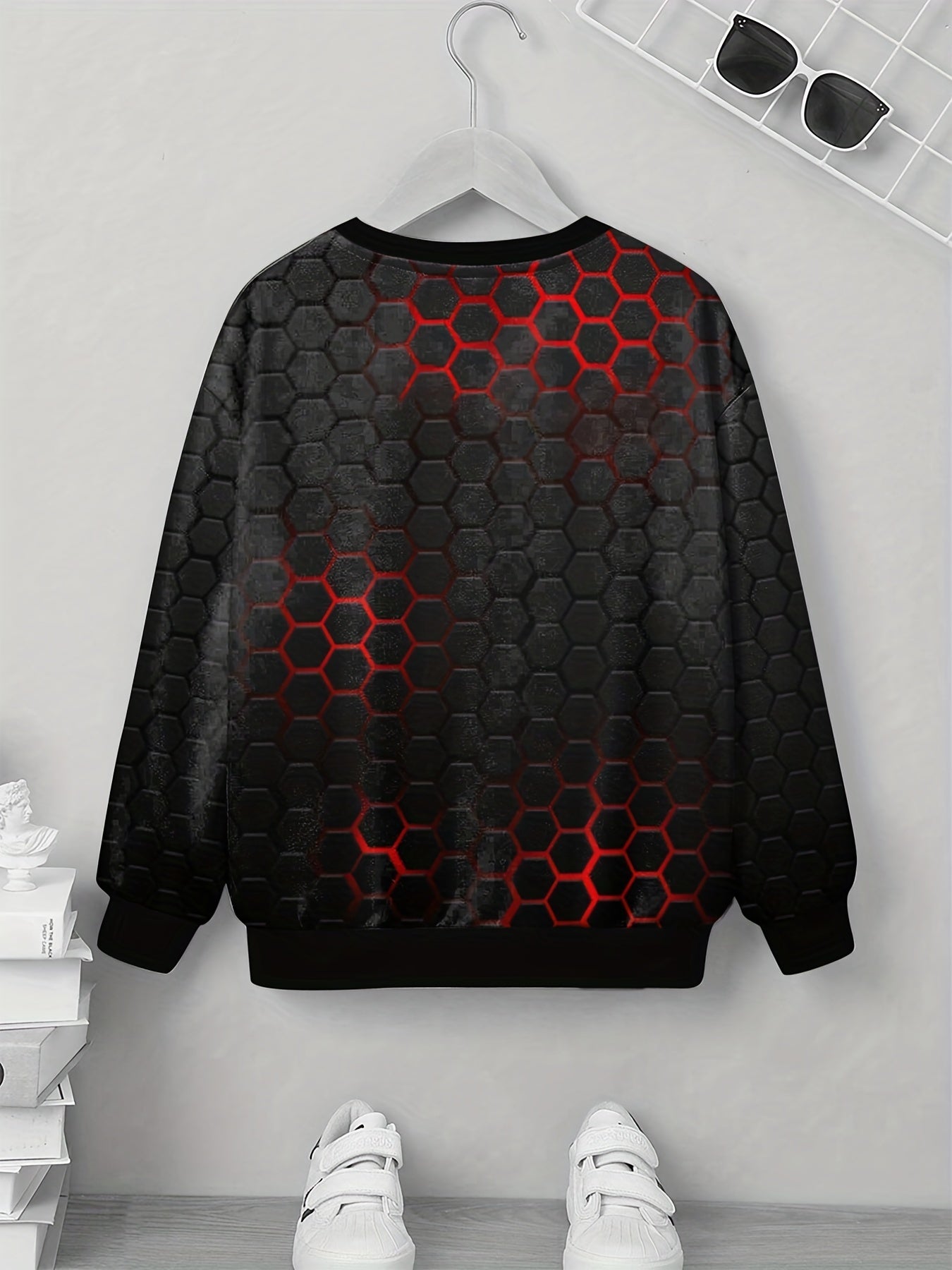 Teens 3D Print Sweatshirt Kids Casual Pullover Street Wear Clothes