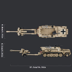 Military APC Building Block Set Toy