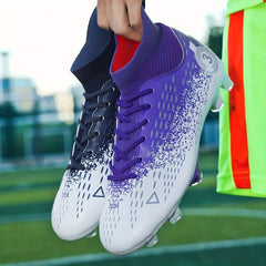 AG Cleat Soccer Shoes Outdoor Training Shoes for Men and Women