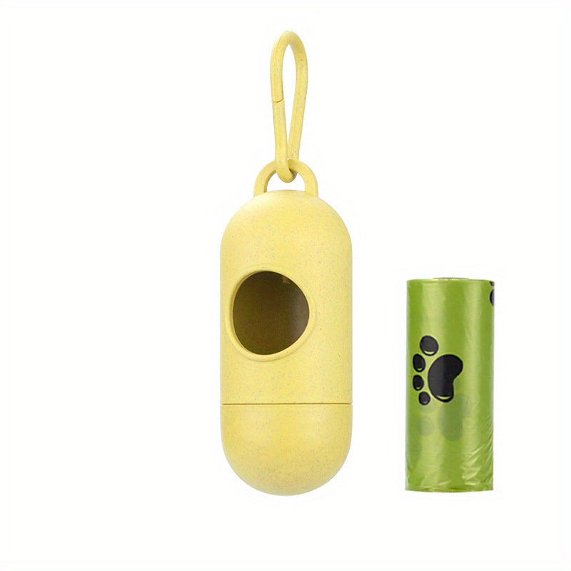 Portable Pet Waste Bag Dispenser with Pet Garbage for Outdoor Walking