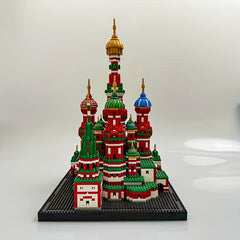 ABS Model of St Basil'S Cathedral Adult High Difficulty Building Block Toy