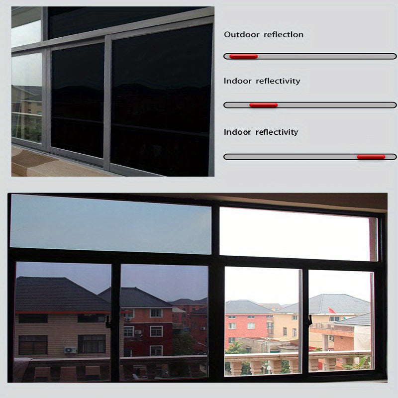One-Way Privacy Window Film Sunshade Heat Insulation