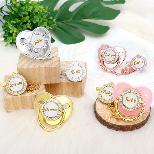 Glitter Crystal Personalized Pacifier for Baby