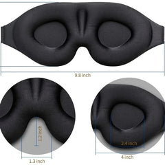 3D Eye Mask for Home & Office Travel - Light Blocking