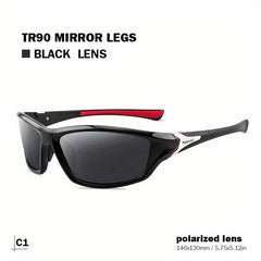 Men's Sports Polarized Sunglasses Sunscreen Anti glare Riding Driving Sunglasses