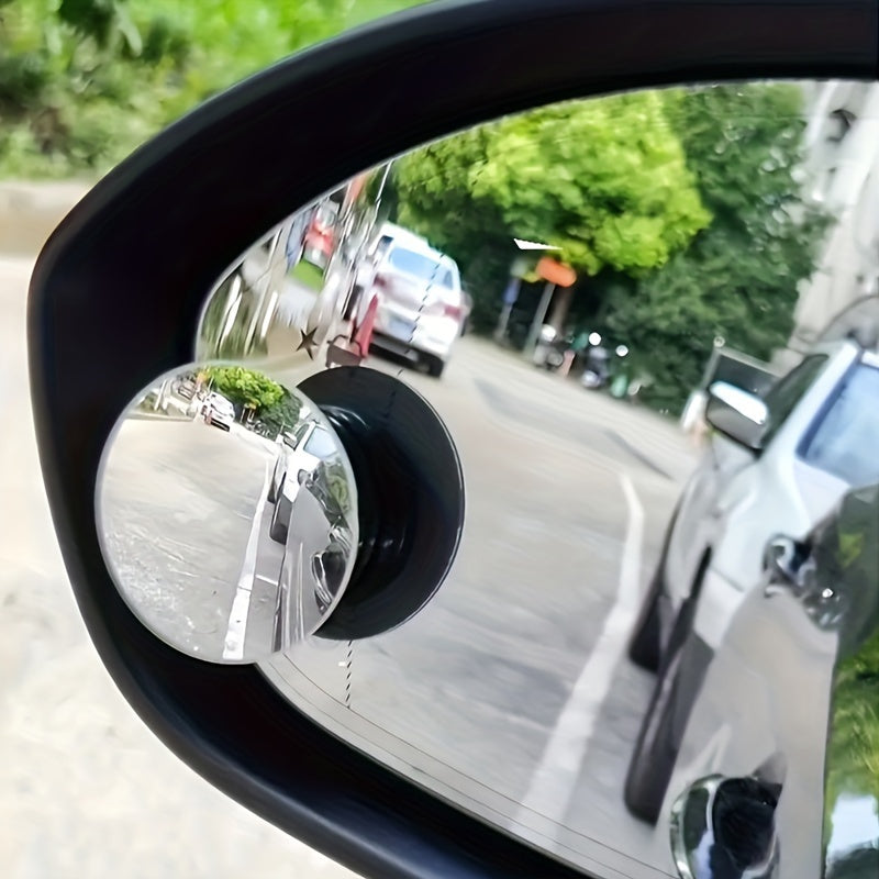 360&deg; Adjustable Round Car Mirror for Blind Spot, High Definition Large