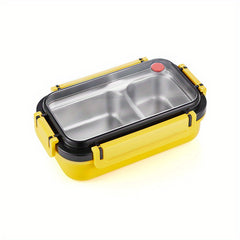RYBACK Lunch Box 550ml Stainless Steel Bento Box 2 Compartment Food Container
