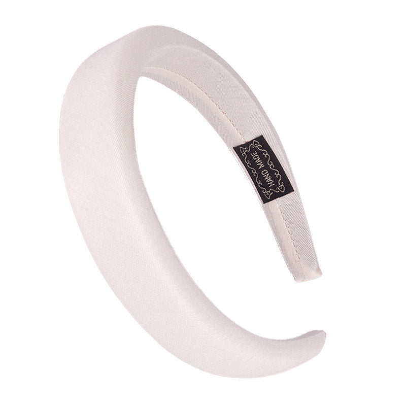 Solid Wide Hairband Fabric Headband Party Prom Hair Accessories