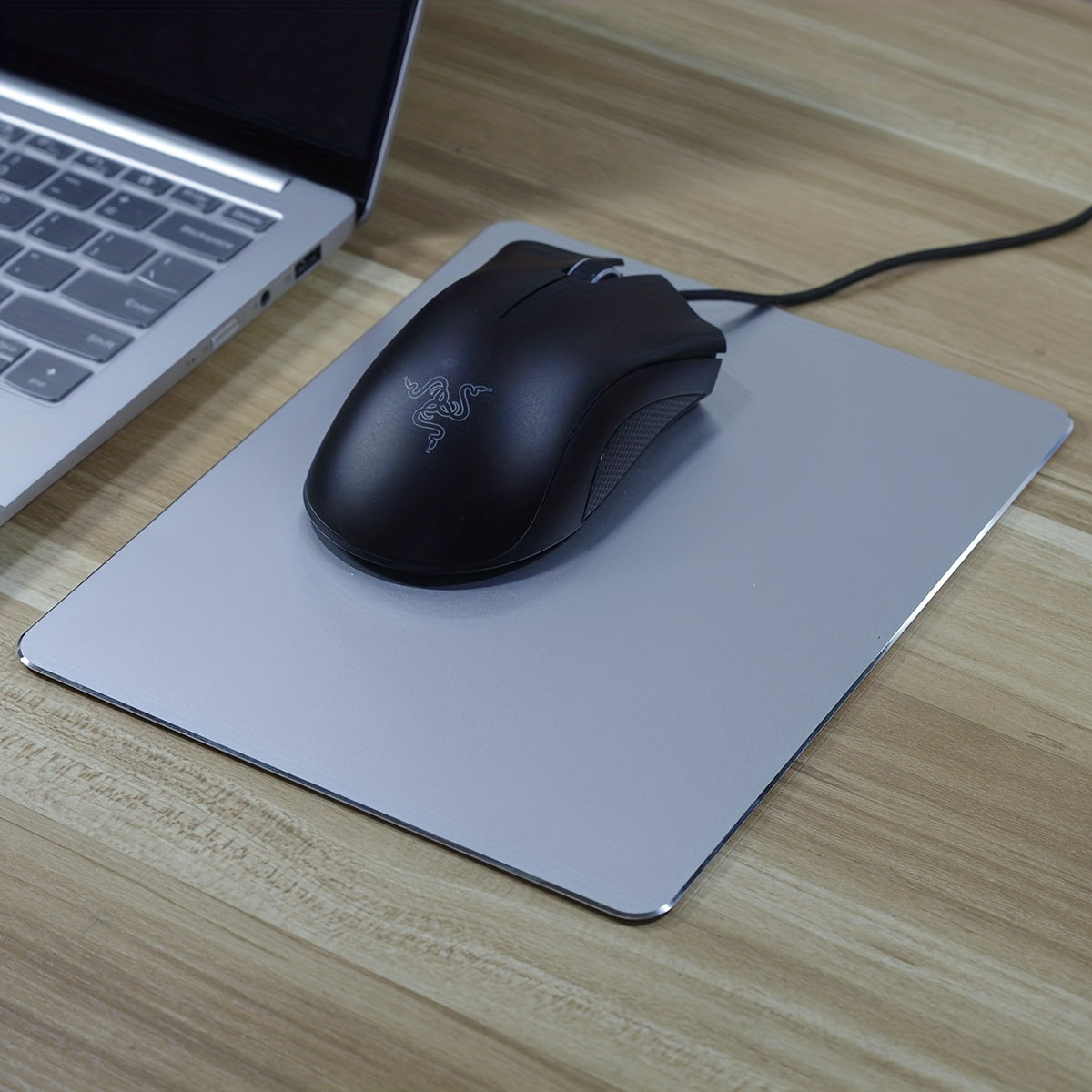 Pure Aluminum Metal Mouse Pad Waterproof Non-slip Office Pad