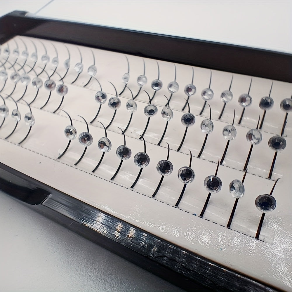 Rhinestone Self Grafting Glitter Lashes for Salon Use