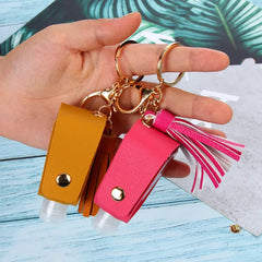 30ml Leakproof Travel Bottle for Hand Sanitizer with Keychain Holder