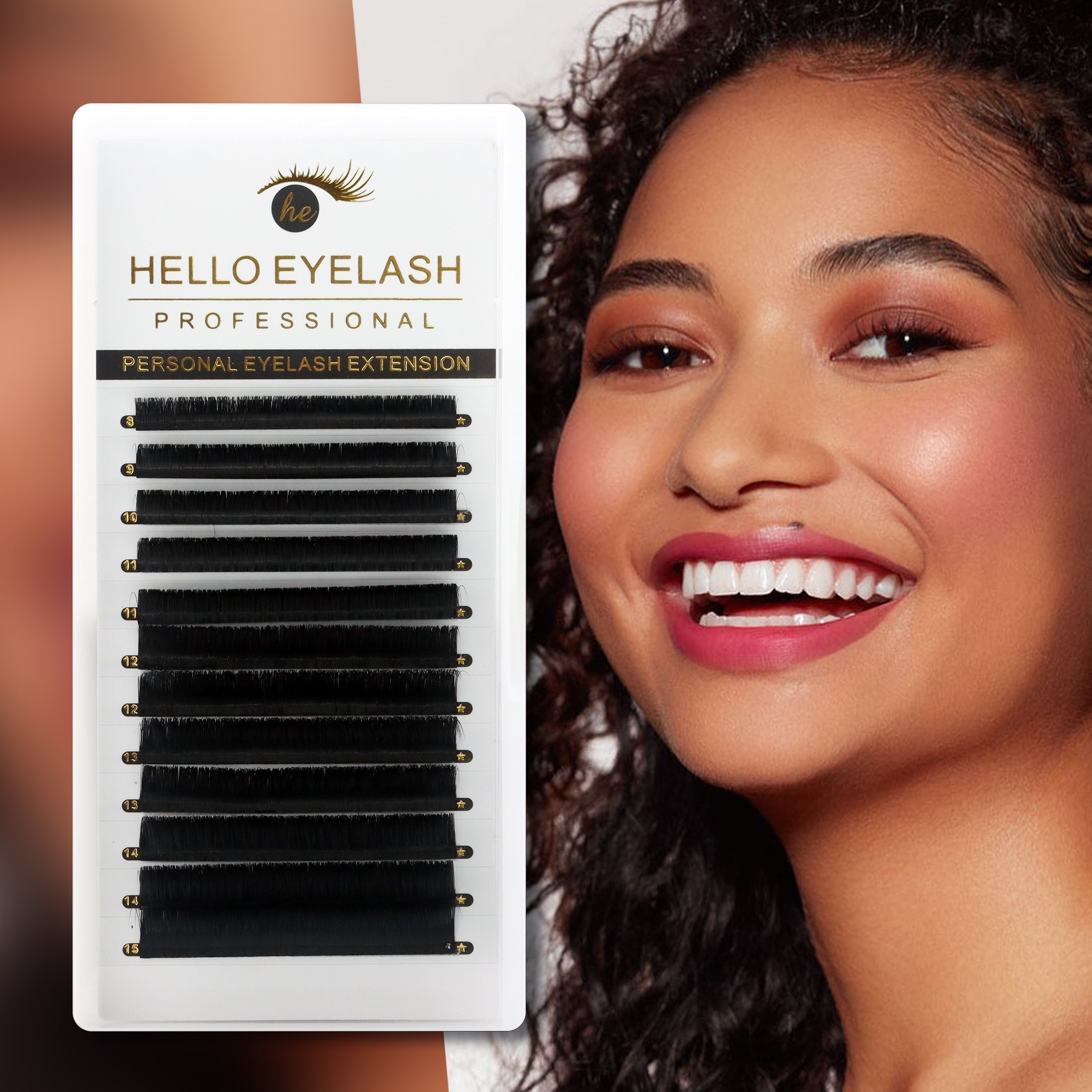 Volume Cashmere Silk Eyelash Extensions 0.03 C CC D DD Mixed Pack 8-15mm