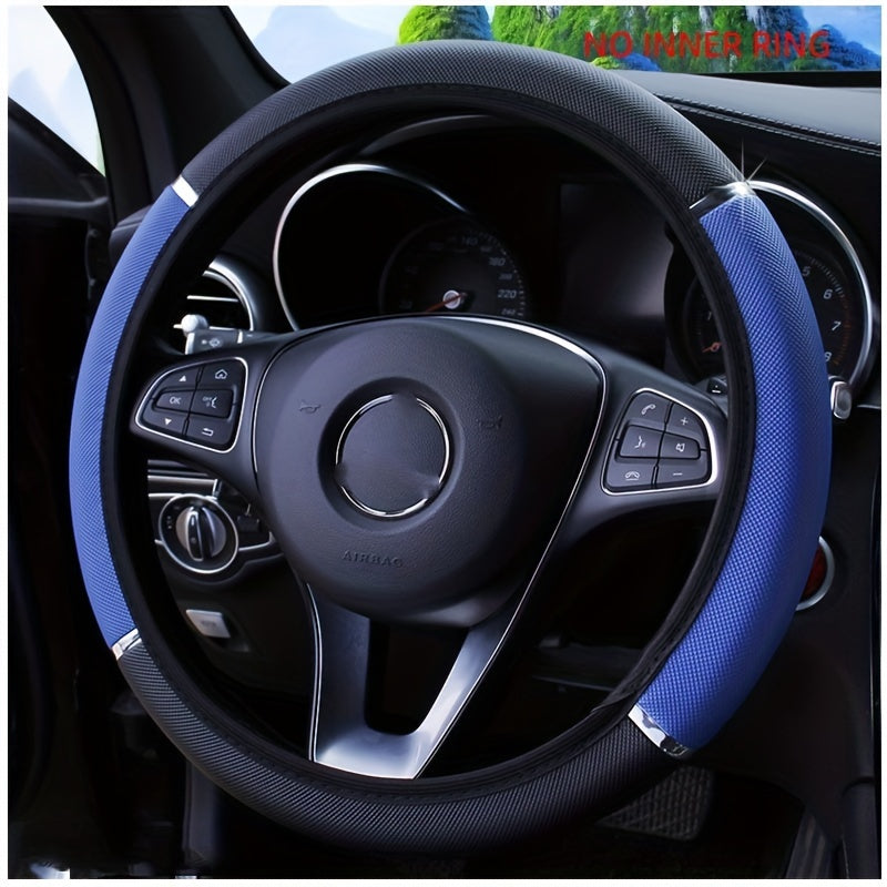 Foaming Metal Strip Car Steering Wheel Cover