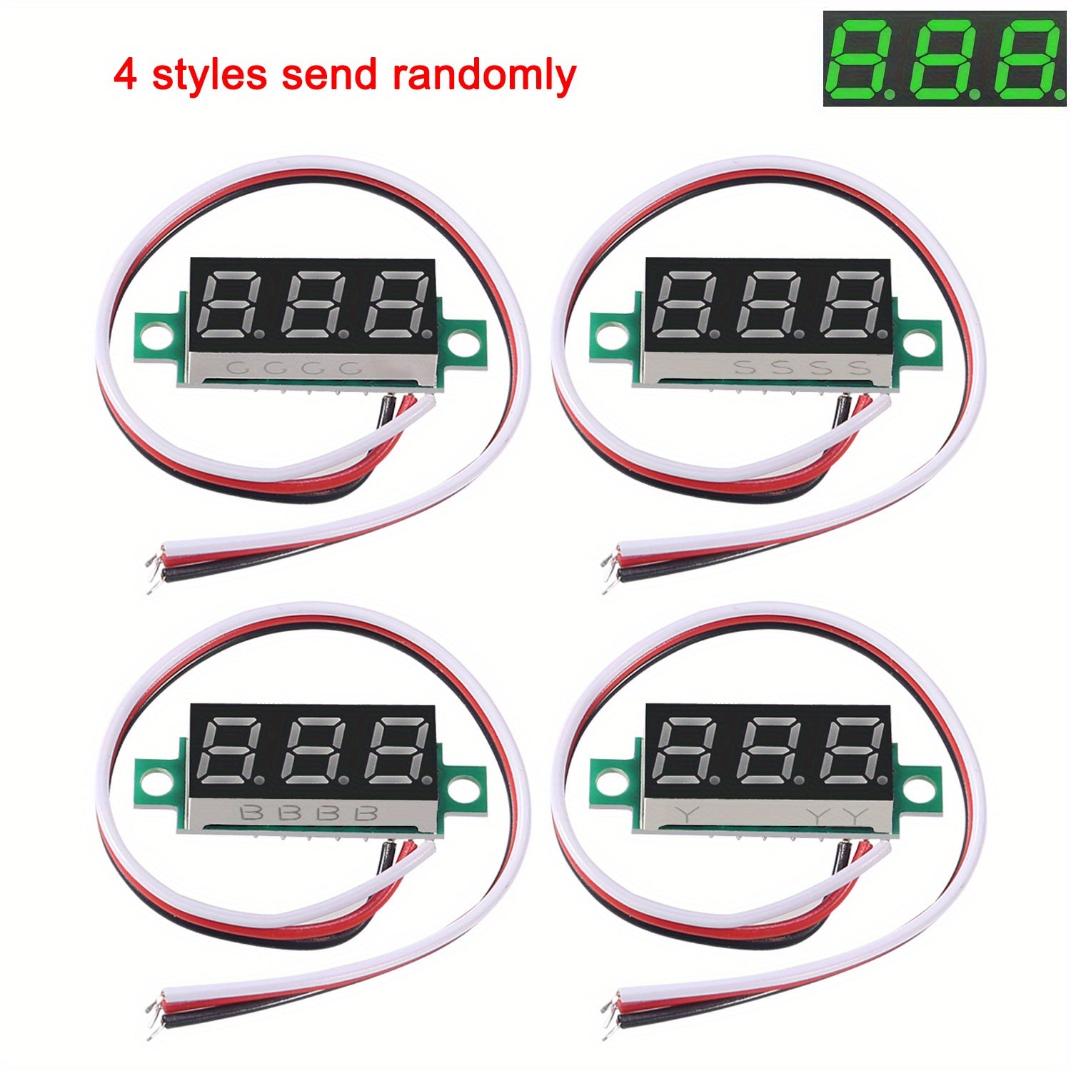 DC 0-30V LED Digital Voltmeter Panel Meter Monitor Voltage
