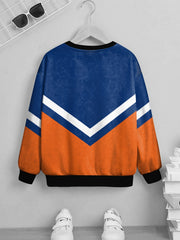 Kids Block Sweatshirt Boys Girls Casual Street Wear Pullover