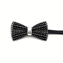 Men's Crystal Bow Tie with Artificial Diamond