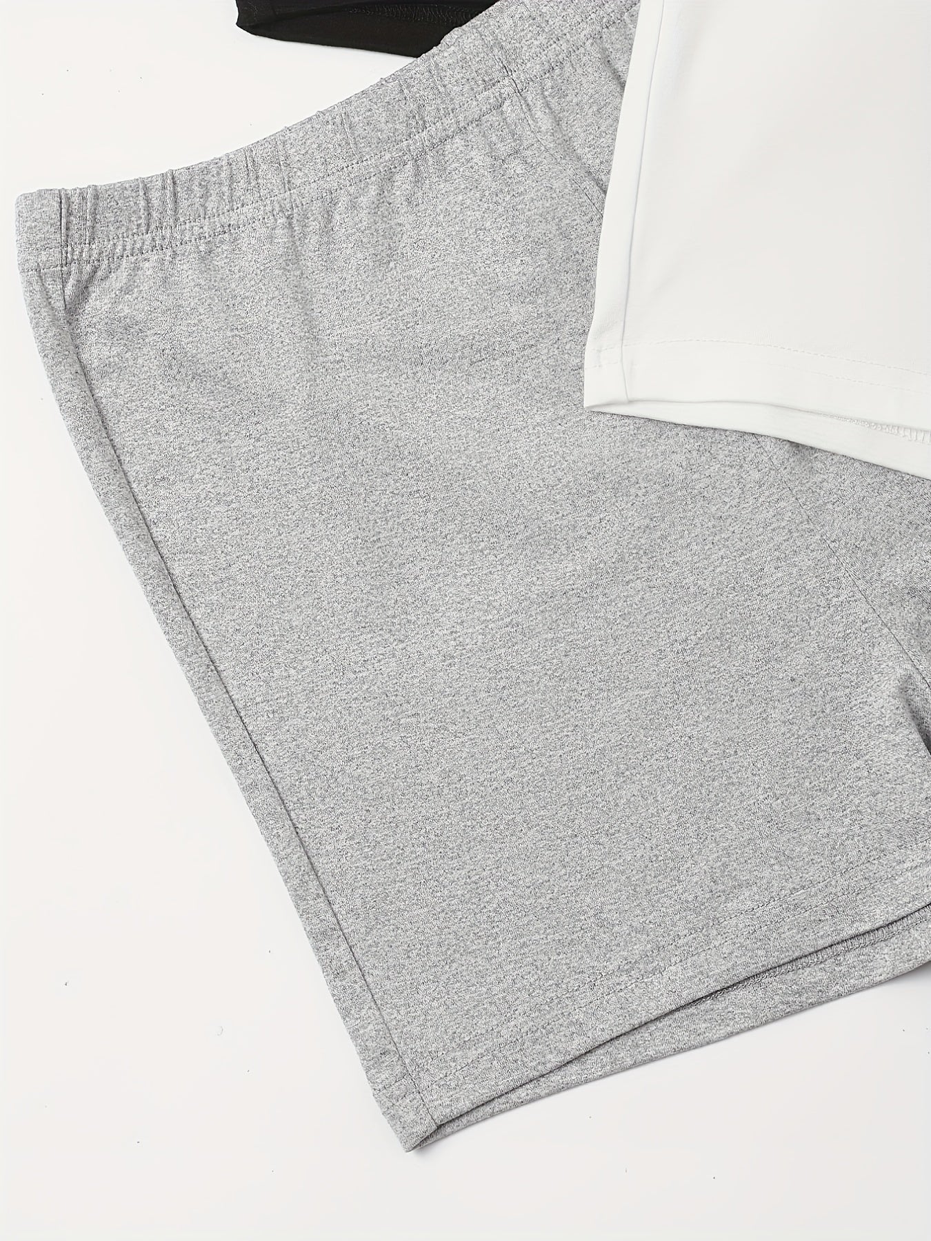 3 Pack Plus Size Basic Pajama Bottoms Set Women's Plus Solid Elastic Waist
