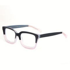 Men's Vintage Business Reading Glasses Spring Hinge Light Blocking