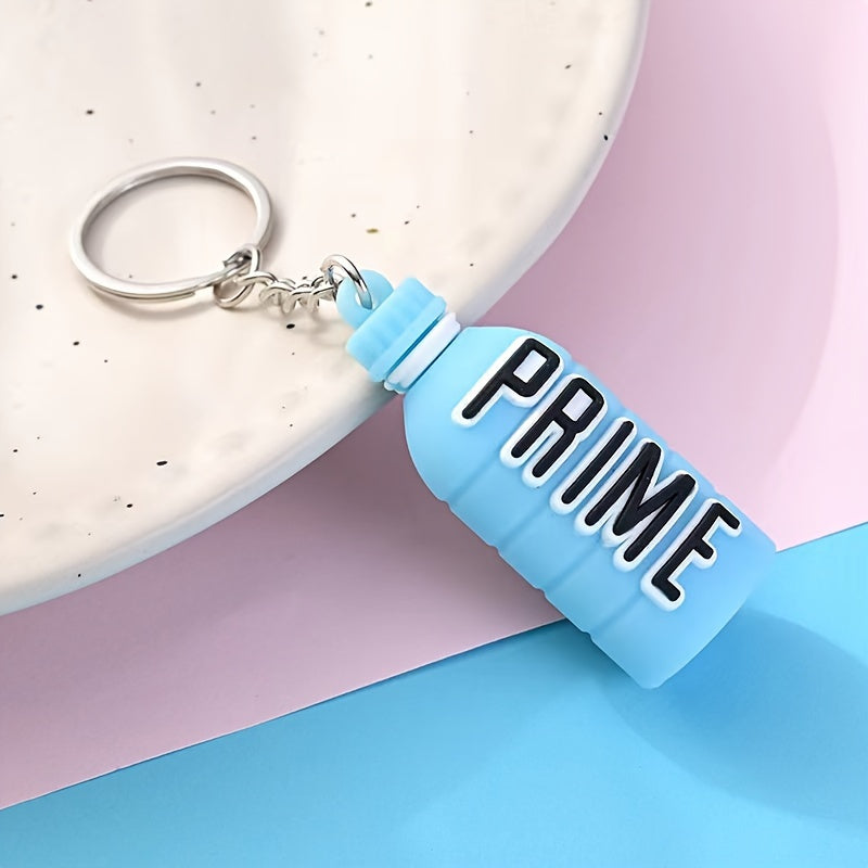 Creative Beverage Bottle Silicone Key Chain Men's Small Gift