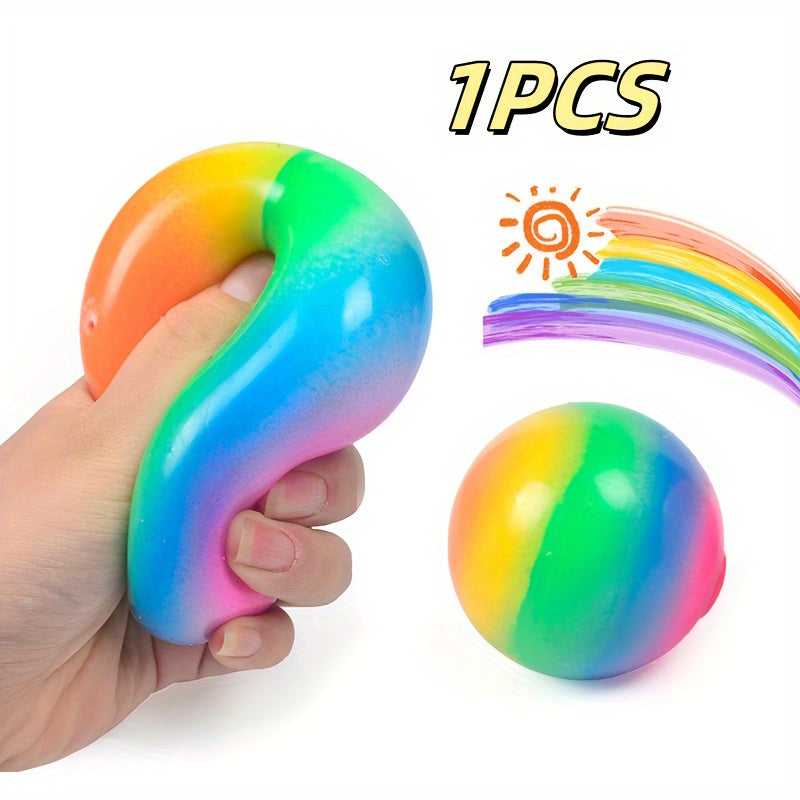Soft Vent Balls Pasta Rainbow Toys Slow Rebound Kneading Squeeze Toy
