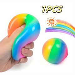 Soft Vent Balls Pasta Rainbow Toys Slow Rebound Kneading Squeeze Toy