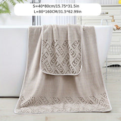 1pc LOVE Printed Hand Towel Bath Towel Soft Skin-friendly Face Towel