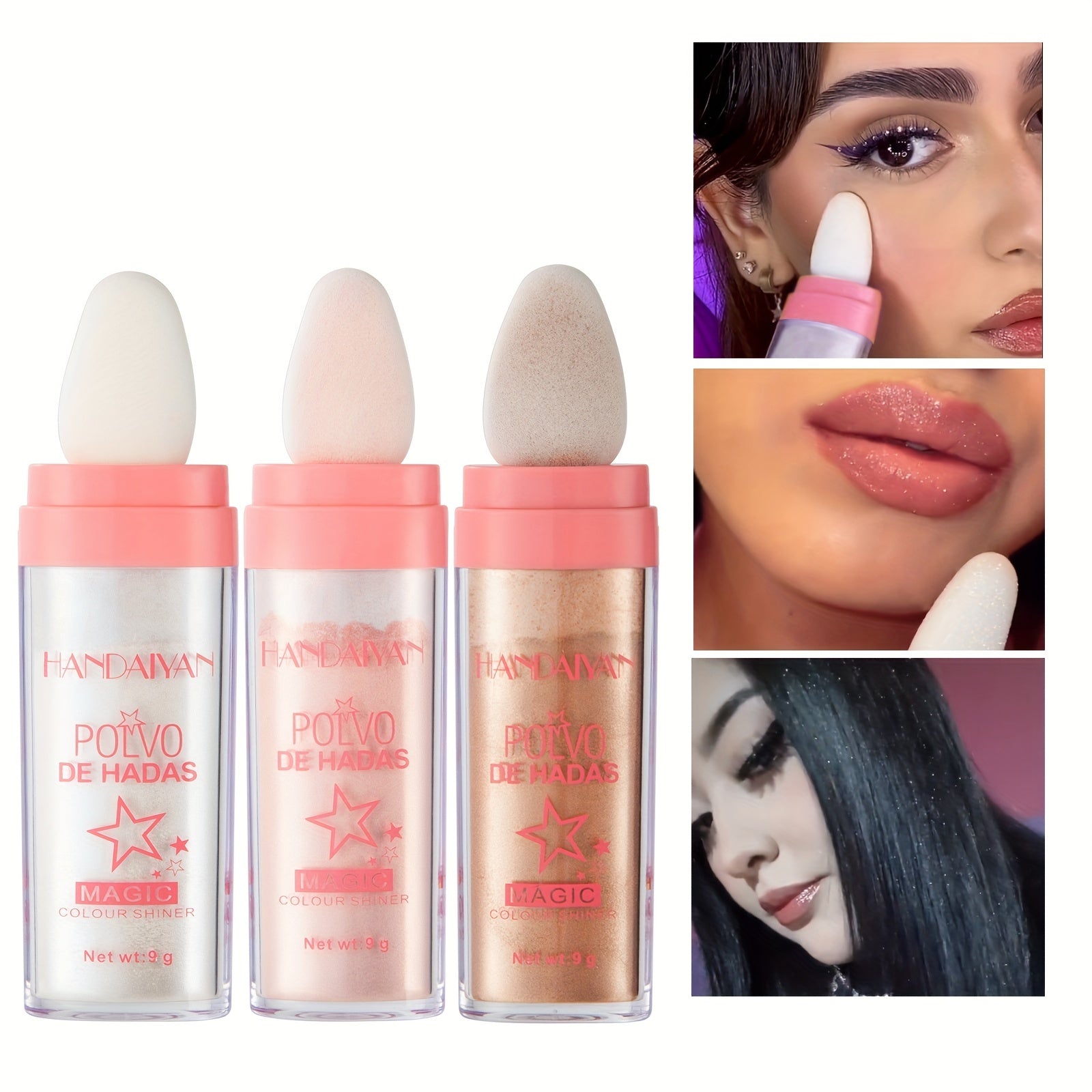 Highlight Powder Stick Face High Gloss Sparkle Loose Highlight Powder