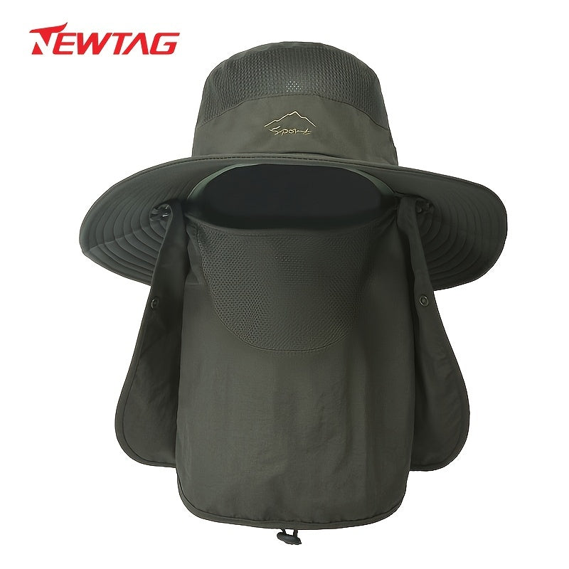 Breathable Quick Drying Fishing Bucket Hat with Waterproof Face Cap