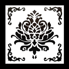 Vintage Pattern Stencils Set for DIY Painting on Tile Floor Furniture