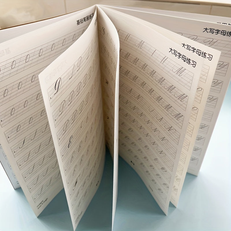 Handwriting Practice Workbook for Adults, Calligraphy Typography Skills
