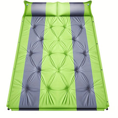 Outdoor Double Thickened Auto Inflatable Mat - Moisture Proof Camping