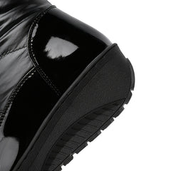 Bow Decor Thermal Lined Snow Boots Waterproof Non Slip Outdoor Warm