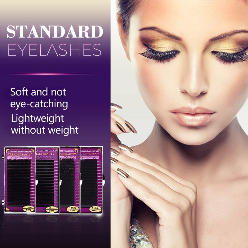 Volume Mink Eyelash Extensions for Dramatic Makeup Look