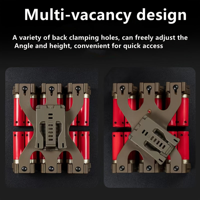 Adjustable Angle & Height Shell Clip Holder for Belt