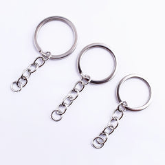 10pcs 20pcs Single Ring Keychain Material with Open Ring for Men